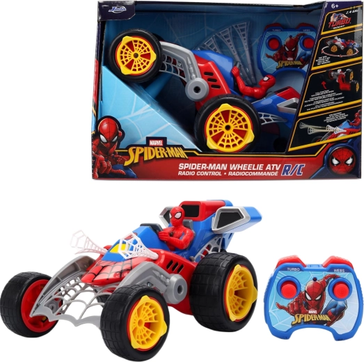 Buggy Spider-Man cu telecomandă și lansare de pânze, 1:20