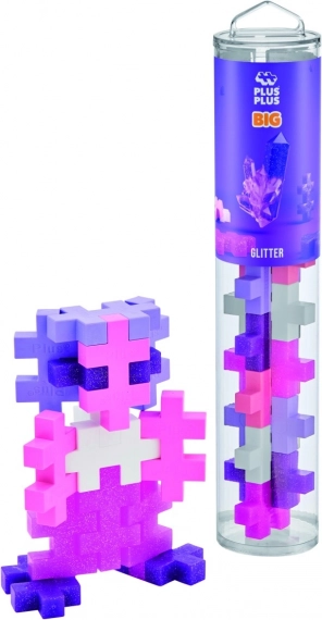 Plus-Plus BIG cuburi sclipitoare - 15 buc