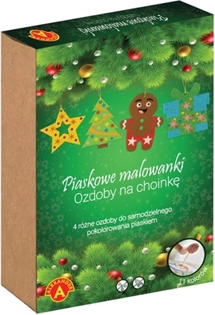 Alexander pictură cu nisip, ornamente de Crăciun, Turtă dulce