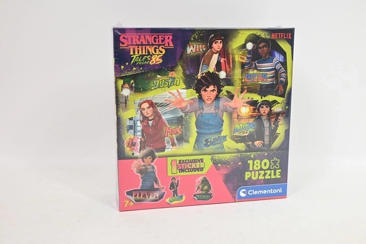 Puzzle Clementoni Stranger Things, 180 de piese, în cutie pătrată