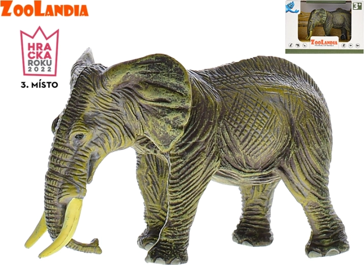 Zoolandia elefant – figurină din plastic realistă 11 cm