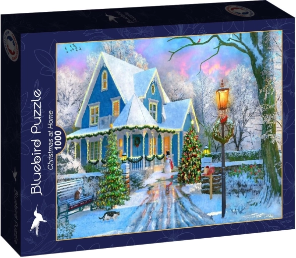 Puzzle Bluebird Acasă de Crăciun 1000 de piese