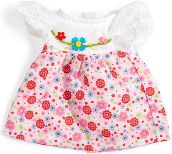 Bigjigs Toys rochie roz cu mâneci din dantelă pentru păpușă 28 cm