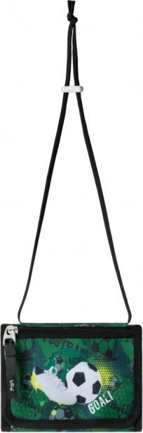 Portofel la gât cu motiv de fotbal BAAGL