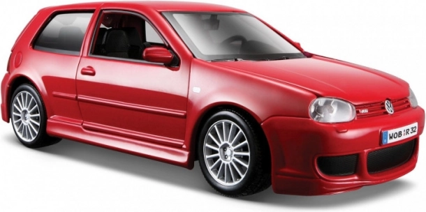 Model auto Volkswagen Golf R32 Maisto ediție specială 1:24 roșu
