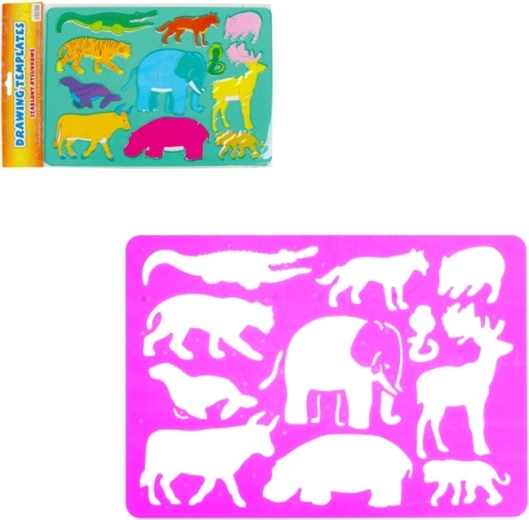 Șablon pentru trasarea conturului animalelor