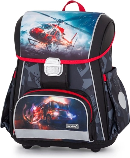 Rucsac școlar Premium pompieri