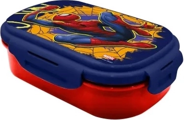 Cutie pentru gustări Spider-Man cu lingură-furculiță 21 × 14 × 6 cm