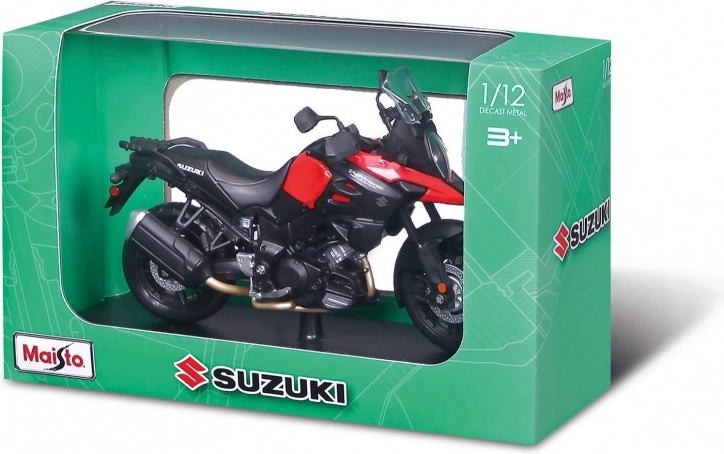 Motocicletă Suzuki V-Strom cu suport 1/12