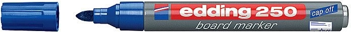 Marker pentru tablă albă albastru Edding 250