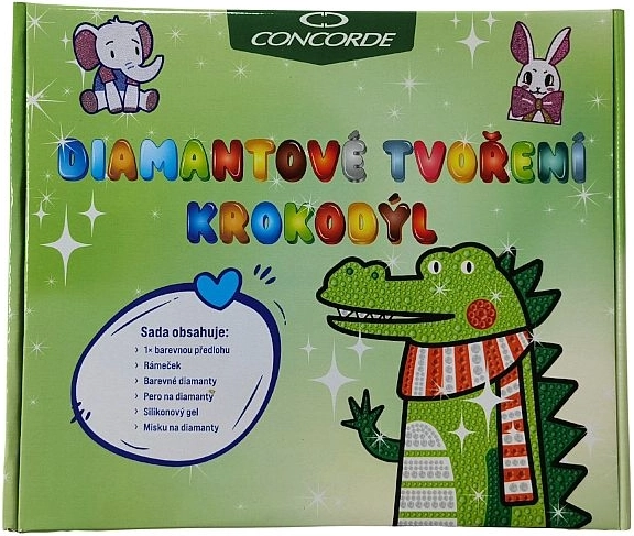 Creație cu diamante Concorde – crocodil