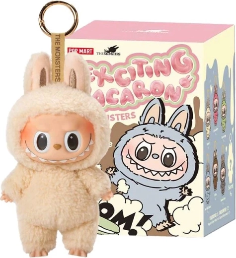 Labubu The Monsters Exciting Macaron breloc din vinil – blind box, mix