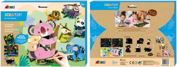 Hârtie de zgâriat - Animale de pădure