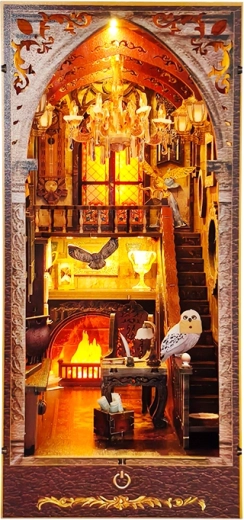 Suport de cărți 3D de asamblat – casă magică