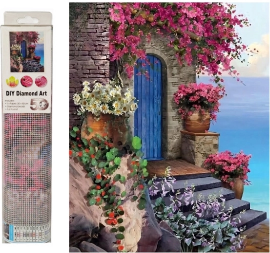 Mozaic cu diamante – Intrarea în casă