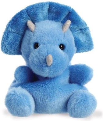 Palm Pals Tank triceratops figurină de pluș cca 13 cm - 1 bucată