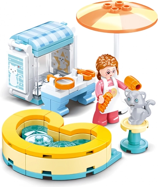 Salonuț Pisicesc Sluban Girls Dream set de construcție
