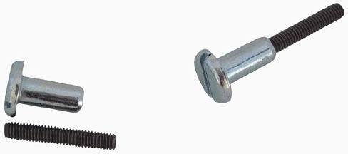 Feronerii de îmbinare 42 mm din oțel galvanizat, 50 buc