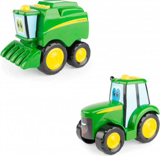 JD Kids tractor Johnny și combină Corey cu efecte