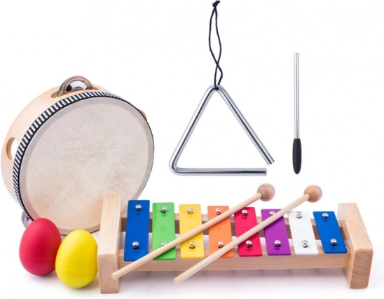 Set muzical pentru copii – set de instrumente din 8 piese