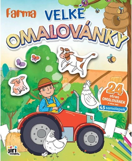 Caiet mare de colorat – fermă