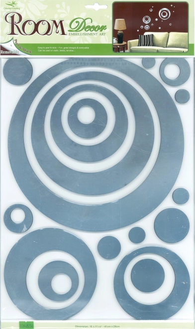 Abțibilduri Cercuri Argintii Small Foot