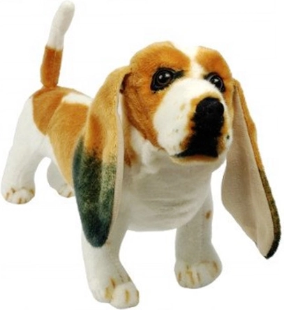 Câine Basset din pluș 44 cm