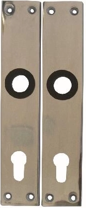 Scut de ușă 72 cu cilindru K 489, aluminiu, 1 pereche