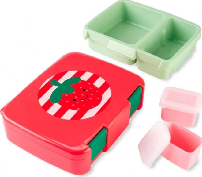 Skip Hop Spark Style cutie bento pentru prânz, căpșună
