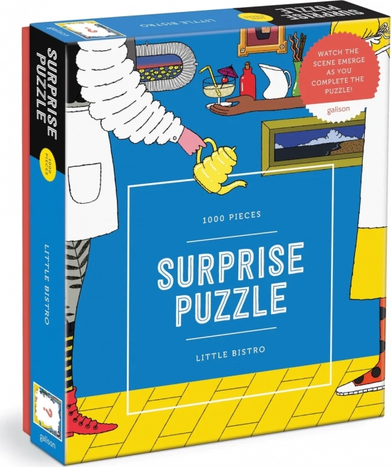 Puzzle surpriză Micul bistro 1000 piese