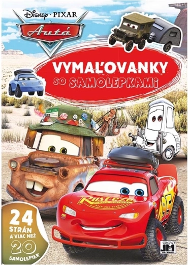 Carte de colorat A4+ CARS cu autocolante