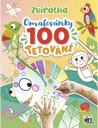 Cărți de colorat și 100 de tatuaje – Animăluțe