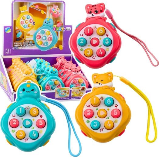 Mini joc Whack-a-Mole cu animăluțe și numere - 1 bucată