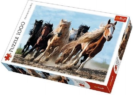 Puzzle 1000 piese Cai în galop