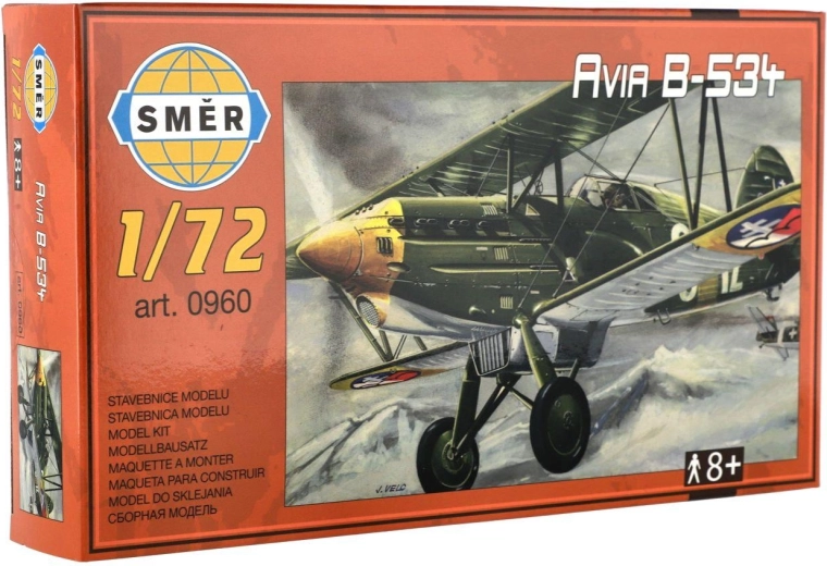 Model de avion din plastic Směr Avia B-354 la scara 1:72