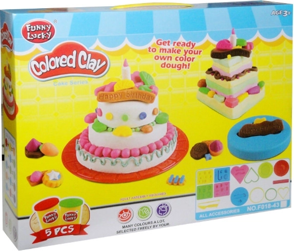 Plastilină modelatoare – set pentru realizarea prăjiturilor