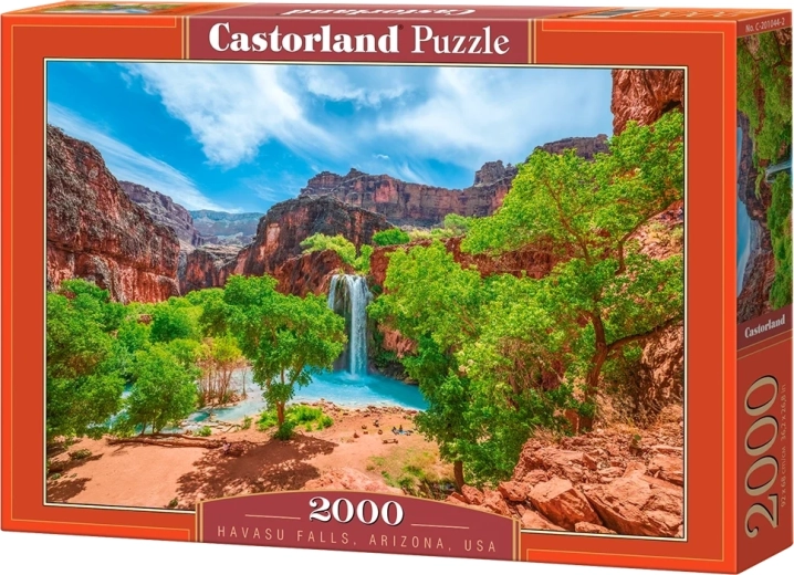 Puzzle Castorland Cascadele Havasu din Arizona, SUA, 2000 de piese