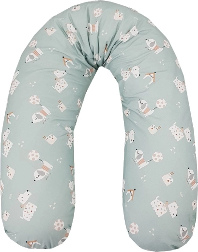 Perna de alăptare EKO Dogs Mint 180 cm
