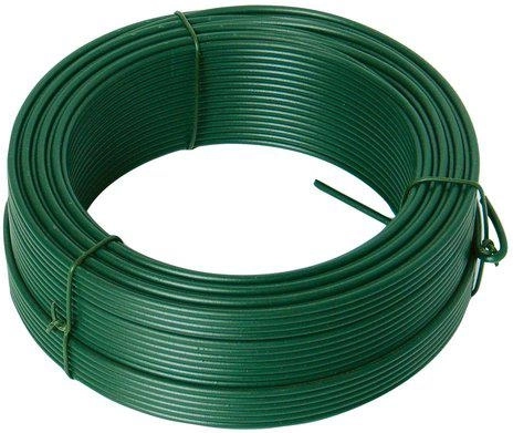 Sârmă de întindere PVC 3,4 mm, 26 m, verde RAL 6005