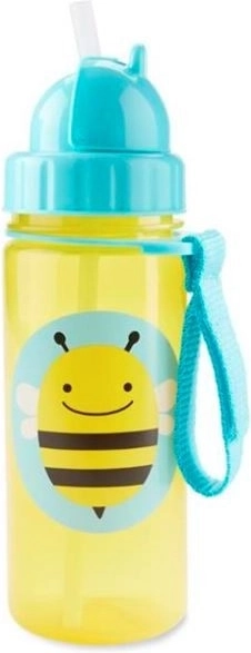 Skip Hop Zoo cană cu pai albină 385 ml