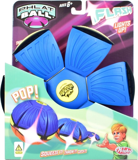 Phlat Ball Flash cu lumină LED – disc zburător și minge transformabilă