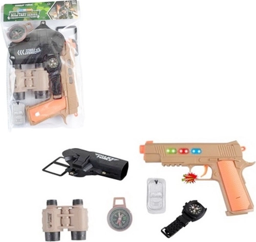 Set militar cu pistol pentru micii comandanți