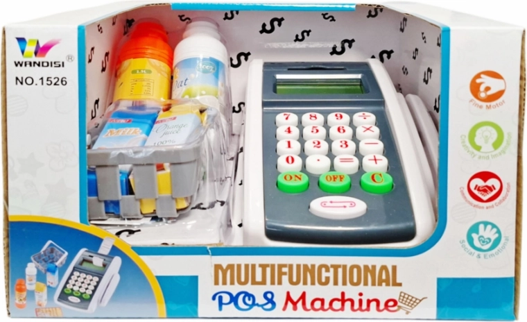 Casă de marcat pentru copii cu accesorii