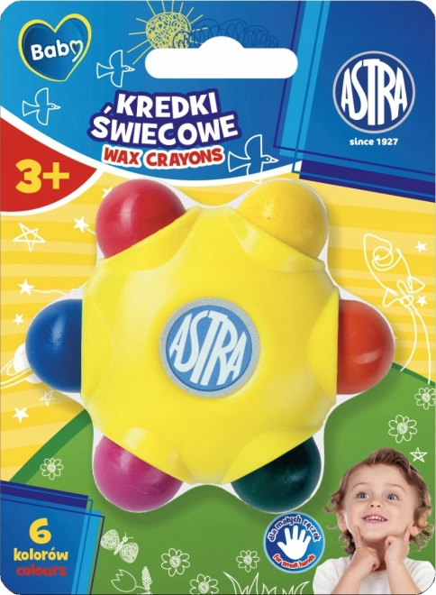 Creioane cerate ASTRA BABY Stea
