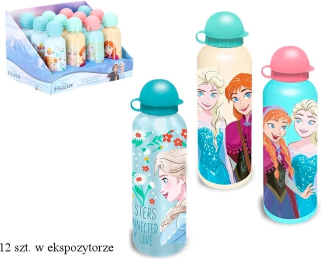 Sticlă de băut din aluminiu 500 ml cu imprimeu de basm