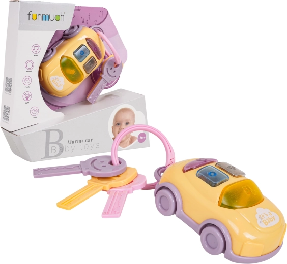 Set interactiv de chei cu mașinuță cu lumini