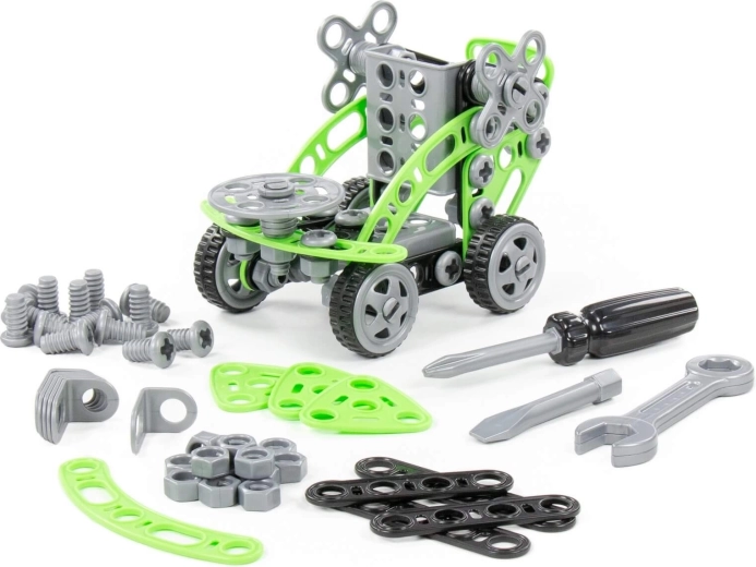 Set de construcție Micul inginer – 159 de piese în cutie