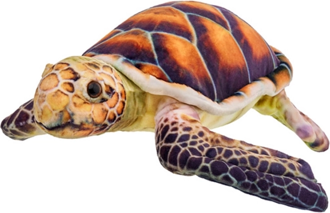 Țestoasă maro de pluș 38 cm