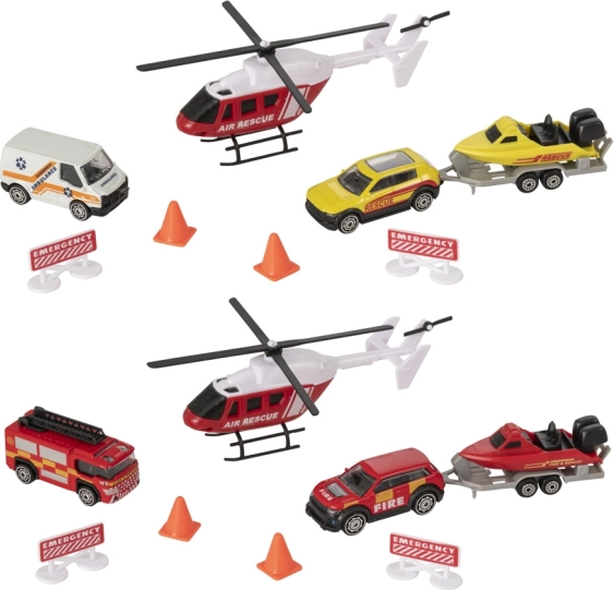 Teamsterz echipă de salvare Air & Sea – set de vehicule de intervenție