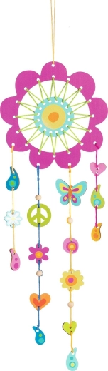 Set creativ goki pentru confecționarea unui prinzător de vise Flower dance - 1 bucată